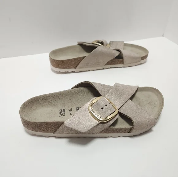 Birkenstock Siena Big Buckle Womens Sandals Size 7 EU 38 - Picture 3 of 8